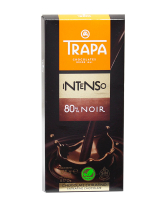 Шоколад чорний Trapa Intenso Noir 80%, 175 г (8410679232077) - фото