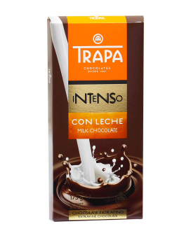 Шоколад молочный Trapa Intenso Milk Chocolate 29%, 175 г (8410679232046) - фото