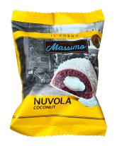 Тістечко шоколадне з кокосовою начинкою Maestro Massimo Nuvola Coconut, 50 г (8050705430123) - фото