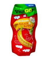 Напій соковмісний Банан-яблуко VitaGO! Airborne Banana & Apple, 200 мл (5310364000512) - фото