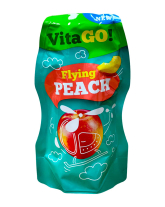 Напій соковмісний Персиковий VitaGO! Flying Peach, 200 мл (5319990227317) - фото