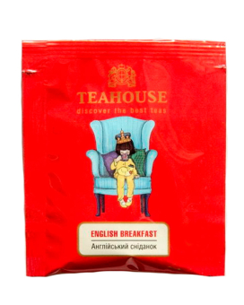 Чай Teahouse Англійський сніданок (чорний чай у пакетиках), 2 г - фото