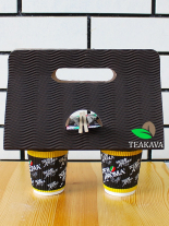 Холдер для стаканів картонний в асортименті (кейс, тримач), 25 шт - фото
