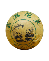 Чай Шен Пуэр "Зеленая Панда" № 807, 100 грамм (2021 г) (2000345425856) - фото