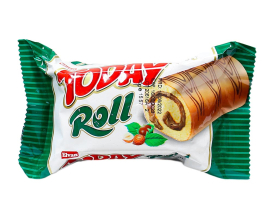 Рулет с ореховым кремом Elvan TODAY ROLL HAZELNUT, 40 г (8693029602755) - фото