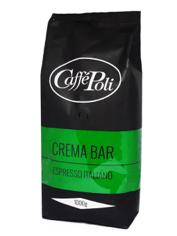 Кава в зернах Caffe Poli Crema, 1 кг (35/65) (8019650000348) - фото