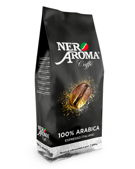 Кофе в зернах Nero Aroma Exclusive 100% Arabica, 1 кг 8019650003738 - фото