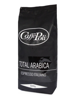Кофе в зернах Caffe Poli Total Arabica, 1 кг (100% арабика) 8019650000447 - фото