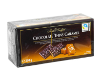 Цукерки шоколадні з начинкою зі смаком солоної карамелі Maitre Truffout Caramel, 200 г (9002859117411) - фото