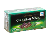 Конфеты шоколадные с начинкой со вкусом мяты Maitre Truffout Chocolate Mints, 200 г (9002859044694) - фото