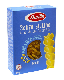 Макароны без глютена BARILLA Senza Glutine Fusilli Спиральки/Фузилли, 400 г - фото