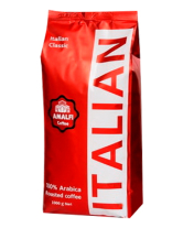 Кава в зернах Amalfi Italian Classic, 1 кг (100% арабіка) (4820163370262) - фото