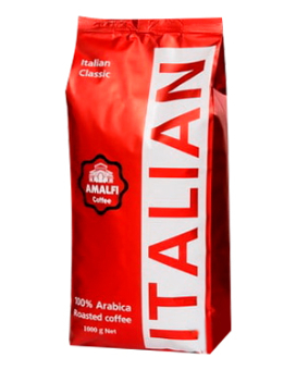 Кофе в зернах Amalfi Italian Classic, 1 кг (100% арабика) 4820163370262 - фото