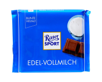 Шоколад молочний Ritter Sport Edel-Vollmilch, 100 г (4000417602114) - фото