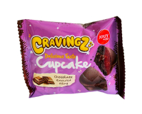 Тістечне бісквітне шоколадне з шоколадною начинкою JOUY & CO Cravingz Chocolate Cupcake, 45 г (8719325897173) - фото