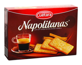 Печенье с корицей Cuetara Napolitanas, 500 г (8434165612433) - фото
