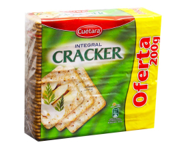 Крекер цельнозерновой Cuetara Integral Cracker, 600 г (8434165499331) - фото