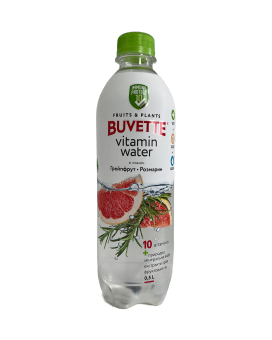 Напиток Buvette Vitamin Water Грейпфрута и розмарина 0,5л - фото