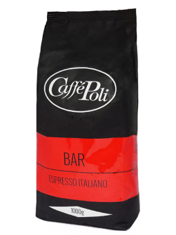 Кофе в зернах Caffe Poli Bar, 1 кг (50/50 8019650000409 - фото