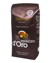 Кава в зернах Dallmayr Espresso D'Oro, 1 кг (90/10) (4008167154679) - фото