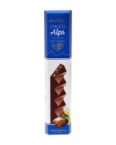 Батончик шоколадный с миндальной нугой и медом Maitre Truffout Choco Alps Almond Nougat & Honey, 90 г (9002859110931) - фото