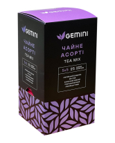 Чайне асорті Gemini Tea Mix, 25 шт (5 видів чаю в пакетиках) (4820156433257) - фото