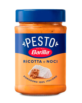 Соус песто с сыром Рикотта и грецкими орехами BARILLA Riccota e Noci, 190 г (8076809517881) - фото