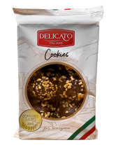 Печенье Сицилийское с кремом в шоколаде с арахисом Delicato Italiano Cookies, 200 г (5900591003129) - фото
