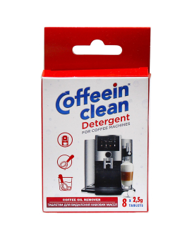 Средство для чистки кофемашин от кофейных масел Coffeein clean Detergent (таблетки 2,5 г), 8 шт - фото