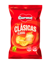Чіпси GURMA Clasicas/Classic Класичні солоні, 130 г (8436546051367) - фото