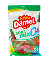 Желейные конфеты без сахара Damel Sour Mix 0% Sugar Кислый микс, 100 г (8411500115354) - фото