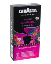 Кава в капсулах LAVAZZA COLOMBIA Nespresso, 10 шт (моносорт арабіки) (8000070022881) - фото
