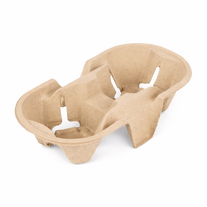 Держатель для стаканов №2 натуральный (220 шт/уп) - фото