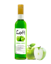 Сироп LOFT Зелене яблуко 0,7 л - фото
