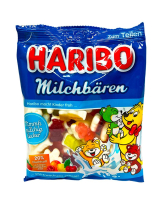 Желейні цукерки Haribo Milchbaren Молочні ведмедики, 160 г (4001686322628) - фото