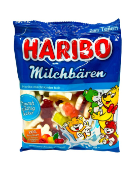 Желейные конфеты Haribo Milchbaren Молочные мишки, 160 г (4001686322628) - фото