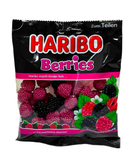 Желейные конфеты Haribo Berries Ягоды, 175 г (4001686327845) - фото