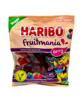 Желейні цукерки вегетаріанські Haribo Fruitmania Berry Фруктоманія Ягоди, 160 г (4001686327814) - фото