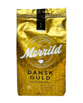 Кава в зернах Merrild Dansk Guld, 1 кг (100% арабіка) (8000070046863) - фото