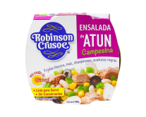 Салат з тунцем консервований Кампесіна Robinson Crusoe Ensalada de Atun Campesina, 160 г 7804621470272 - фото