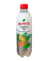 Напій соковмісний Buvette Healthy tea зі смаком білого чаю, абрикосу та танжерину, 0,5 л - фото