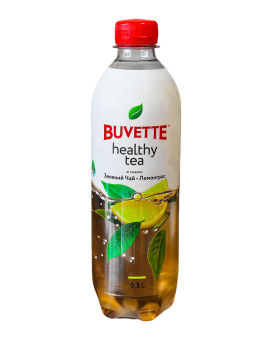 Напиток сокосодержащий Buvette Healthy tea со вкусом зеленого чая и лемонграса, 0,5 л - фото