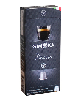 Капсула Gimoka DECISO Nespresso, 10 шт (50/50) 8003012001975 - фото
