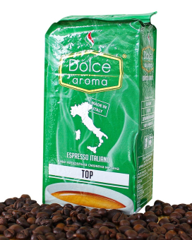 Кофе молотый Dolce Aroma Top, 250 г (70/30) 4820093481359 - фото