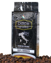 Кава мелена Dolce Aroma 100% Arabica, 250 г (8019650003561) - фото