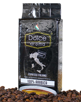 Кофе молотый Dolce Aroma 100% Arabica, 250 г 8019650003561 - фото