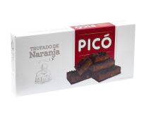 Туррон Pico шоколадний трюфель з апельсином Trufado De Naranja, 150 г (8412115012526) - фото