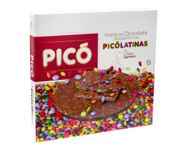 Туррон торт Pico хрустящий шоколадный с пиколатинами Torta De Chocolate Crujiente Con Picolatinas Calidad Suprema, 150 г (8412115008994) - фото