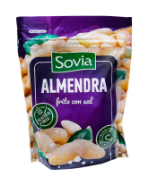 Мигдаль смажений очищений солоний Sovia Almendra, 200 г (8410909212497) - фото