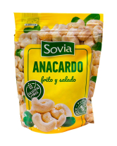 Кешью смажений солений Sovia Anacardo, 150 г (8410909140448) - фото